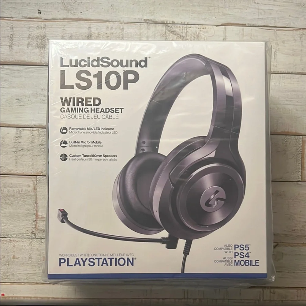 LucidSound LS10P Wired Gaming Headset - Black